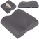 Semi Round Bolster Neck Cushion K622 Charcoal