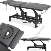 Stationary massage table Fortis 5 ERGO, electric adjustment, hand remote control, ERGO face cushion, wheels