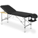 Massage Table Aero Plus Alu 60 Vinyl Flex K015 Black