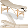 Massage Table Gallo Plus Light Wood 76 Vinyl Flex K033 Beige