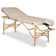 Massage Table Gallo Plus Light Wood 76 Vinyl Flex K033 Beige