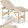 Massage Table Xena Light Wood 70 Vinyl Flex K033 Beige