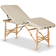 Massage Table Xena Light Wood 70 Vinyl Flex K033 Beige