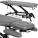 Stationary massage table Agila 4 Soft Touch K622 Gray