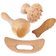 Set of wooden massage tools, 4 pcs.