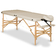 Massage Table Panda Light Wood 70 Vinyl Flex K033 Beige