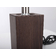 Oil heater, aluminium bottle 300ml, dark brown