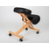 Ergonomic Kneeling Chair Ergo Simple, natural wood, castors with lock