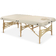 Massage Table Integral Light Wood 102 Comfort Face Hole Vinyl Flex K033 Beige