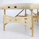 Massage Table Integral Light Wood 102 Comfort Face Hole Vinyl Flex K033 Beige