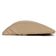 Semi Round Bolster Lumbar 40x25x5 Soft K607 Moco Beige