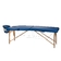 Folding massage table COMFORT 10, blue