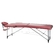 Folding massage table COMFORT 11, bergundy