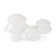 Silicone cups - set of 4pc, white