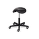 Saddle chair LUMO, plastic frame, PVC Black k515