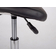 Saddle chair LOFI, metal frame, PVC black k515