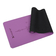 Exercise mat PU, 183x61x0.5cm violet with pattern