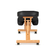 Ergonomic Kneeling Chair Ergo Simple, natural wood, castors with lock