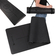 Exercise mat PU, 183x61x0.5cm black with pattern