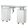 Manicure table with dust collector BD-3453+P WHITE