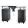 Manicure table with dust collector BD-3453+P BLACK