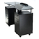 Manicure table with dust collector BD-3453+P BLACK