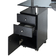 Manicure table with dust collector BD-3453+P BLACK