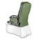 Pedicure chair with massage BR-3820D, green