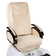 Pedicure chair with massage BR-3820D, cream