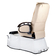 Pedicure chair with massage BR-3820D, cream