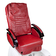 Pedicure chair with massage, BR-3820D, burgundy