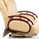 Pedicure chair with massage BR-3820D, beige