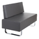 Waiting room sofa Messina BD-6713 gray