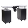 Manicure table + vacuum cleaner BD-3425-1+P black