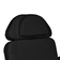 Elektriskais kosmētikas krēsls, BR-6622, melns