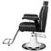 Gabbiano amadeo black barber chair