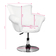 White grace armchair