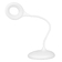 Ring led lamp snake on the desk white