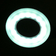 Ring led lamp snake on the desk white