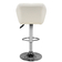 Bar stool m01 quilted adjustable white