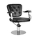 Hairdressing chair Gabbiano Molise black