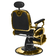 Gabbiano Barber Chair Grancesco black and gold