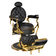 Kirpėjo kėdė, Gabbiano Cesare, aukso ir juodos spalvos