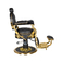 Gabbiano Barber Chair Cesare black and gold