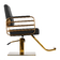 Frizētavas krēsls, Gabbiano Avila, melns ar zeltu