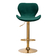 Baro kėdė, QS-B15, žalias aksomas