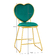 Velvet chair, MT-309, golden green