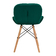 4Rico Скандинавское кресло QS-186 бархат зеленый