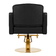 Frizētavas krēsls Gabbiano Turin zeltaini melns