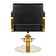 Frizētavas krēsls Gabbiano Genua zelts/melns